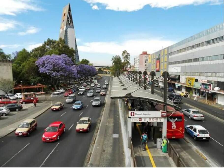 Depto Equipado, A Min Del Centro Historico, Cdmx. Apartment Mexico City Ngoại thất bức ảnh